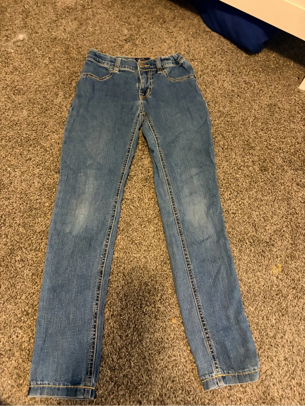 Girl The Childrens Place Jeans Jeggings Blue Denim Size 10 EUC